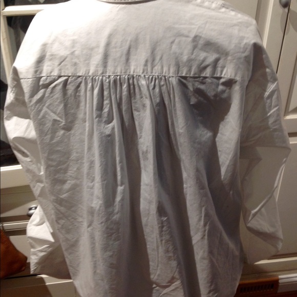 Free People white front button blouse - Picture 2 of 7
